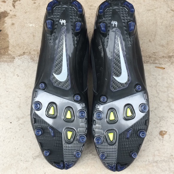 Nike Hyperfuse Vapor Elite Black Cleats size 14 - Picture 5 of 6